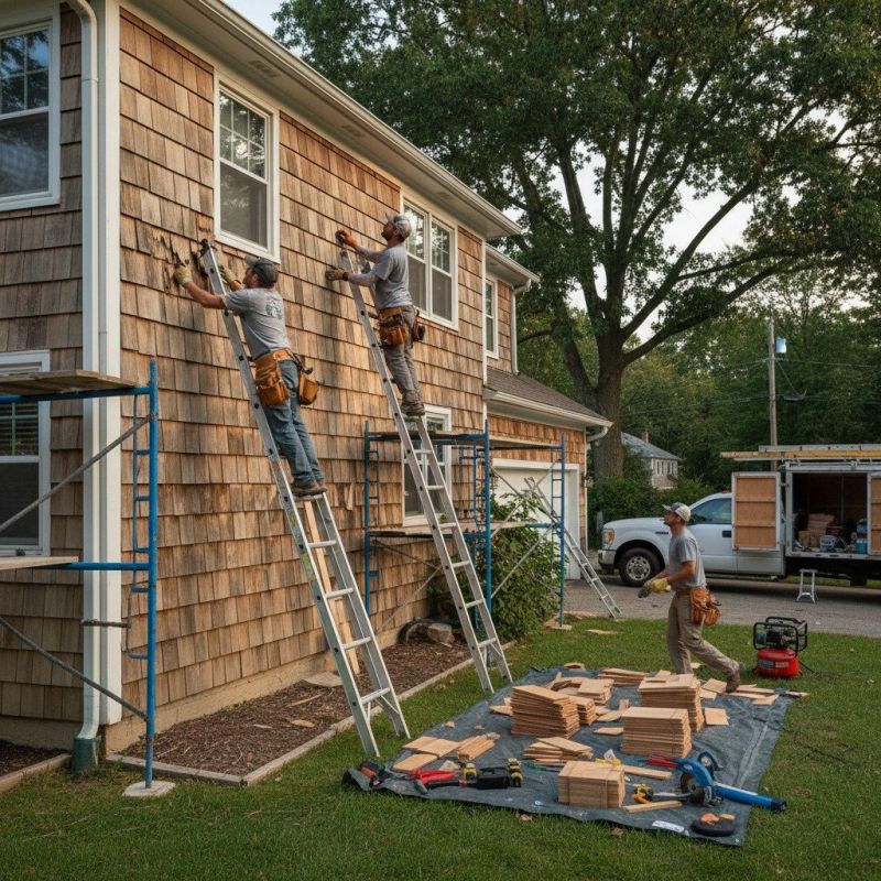 Cedar Siding Repair